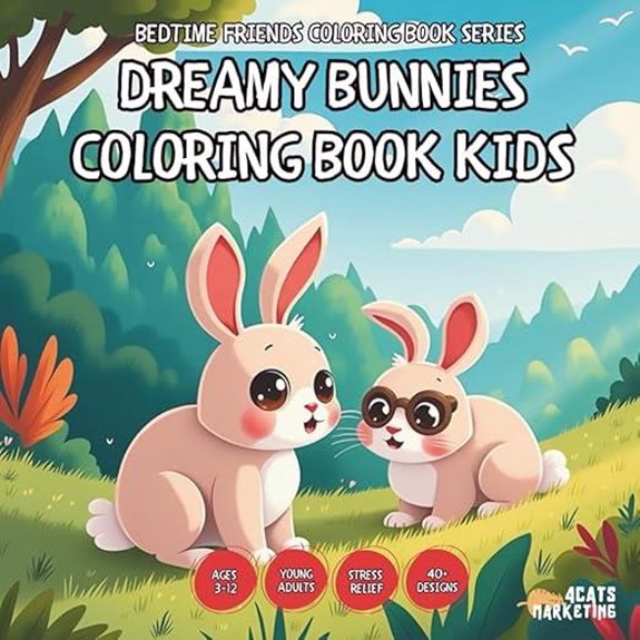 Dreamy Bunnies Coloring Book for Relaxation
