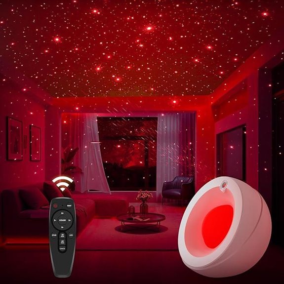 Calming Sensory Red Light Therapy Night Lamp