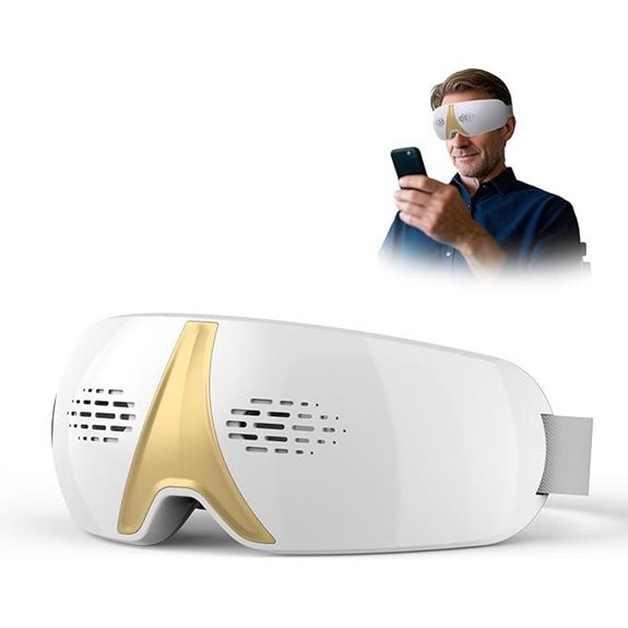 Heated Eye Massager with Vibration and Music