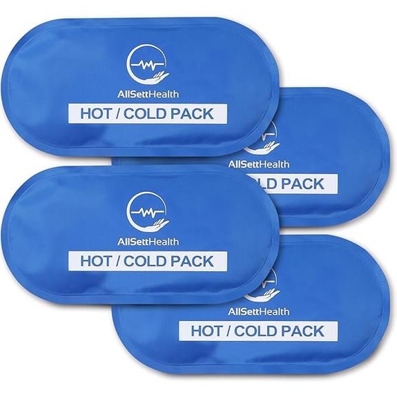 Reusable Cold Gel Ice Packs for Injuries (4 Pack)
