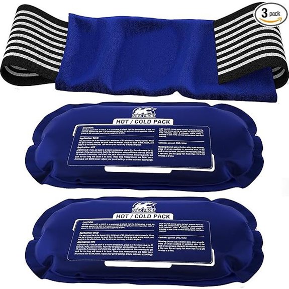 Reusable Ice Pack Set for Injury Relief