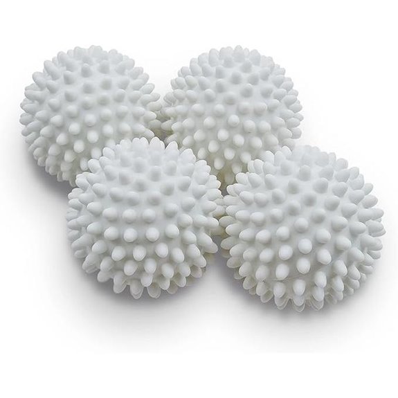 Dryer Balls 4 Pack - Non-Toxic Reusable Dryer Balls (White)