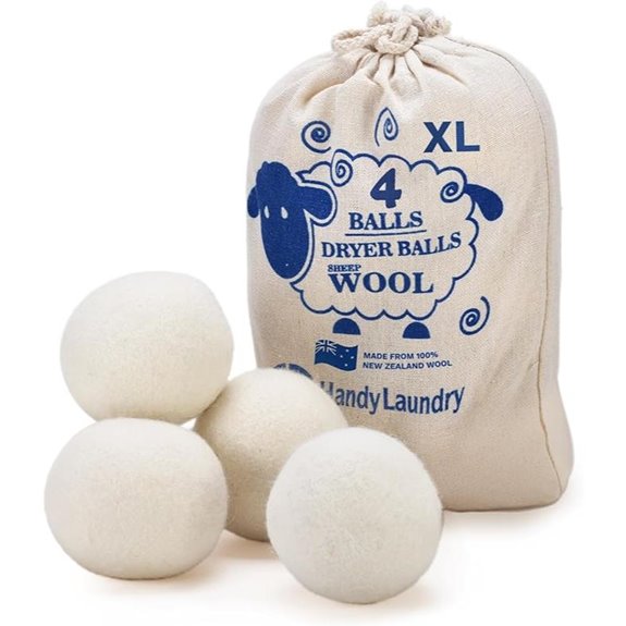 Handy Laundry Wool Dryer Balls (Pack of 4)
