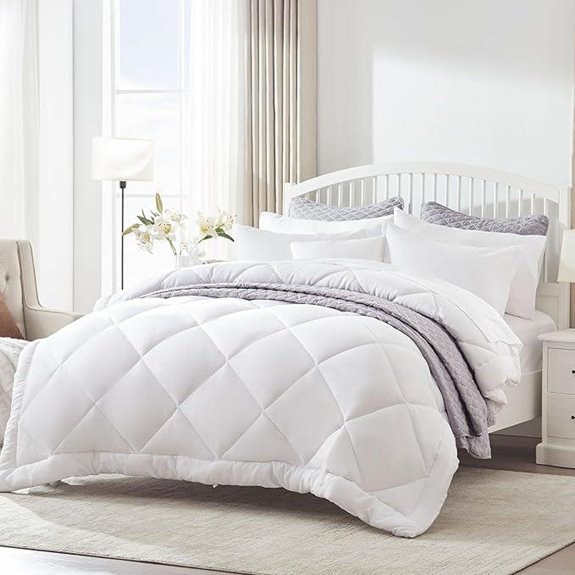 Sleep Zone Queen Duvet Comforter - Reversible Lightweight