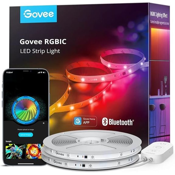 Govee RGBIC LED Strip Lights 65.6ft App Control