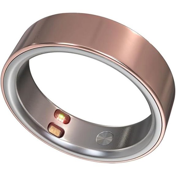 Smart Ring Health Tracker with Vibration Alerts