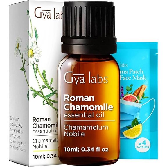 Gya Labs Roman Chamomile Essential Oil (0.34 Fl Oz)