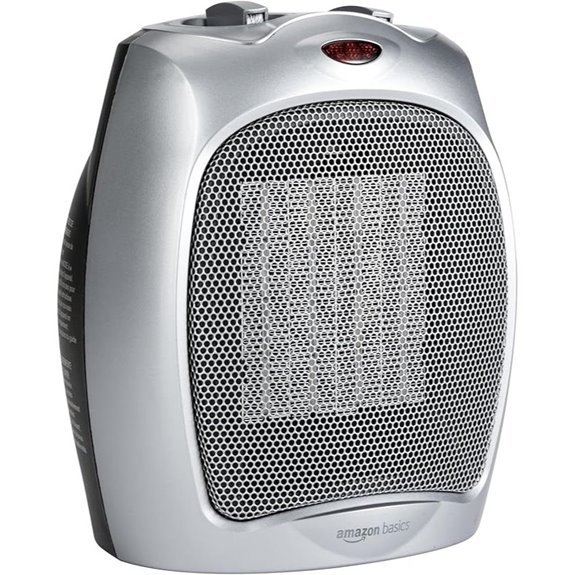 Amazon Basics Ceramic Space Heater with Safety Features