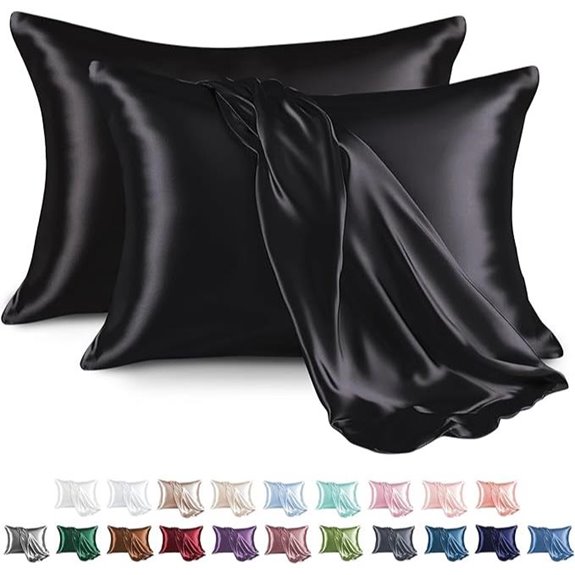 MR&HM Satin Pillowcase Set of 2 Queen Size