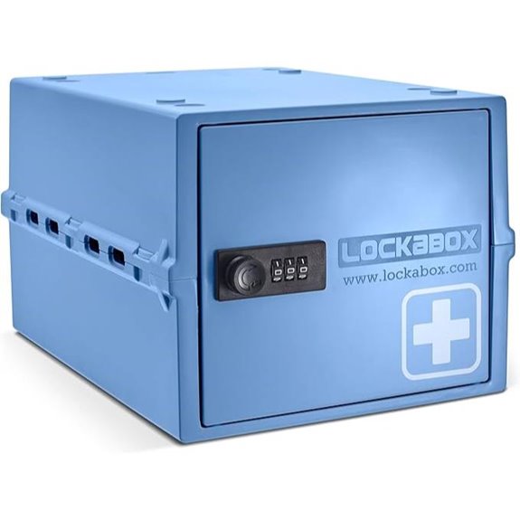 Lockabox One™ Medicine Lock Box (Medi Blue)