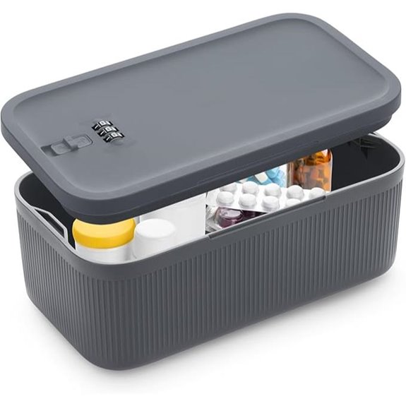 Lockable Storage Box with Combination Code
