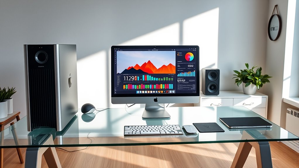 selects optimal mac setup