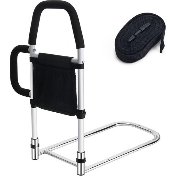 Bed Rails for Seniors with Storage & Fall Prevention