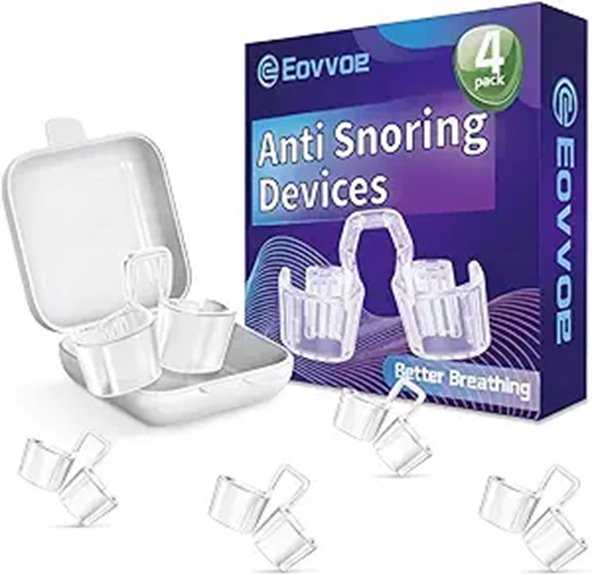 Adjustable Anti-Snoring Devices 4-Pack