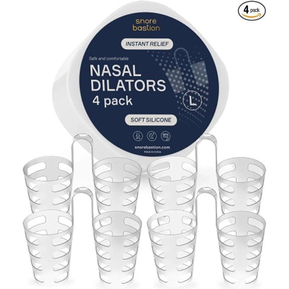 Nasal Dilators Set of 4 for Quiet Sleep