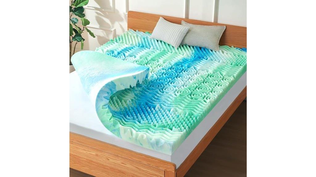 seven zone foam topper