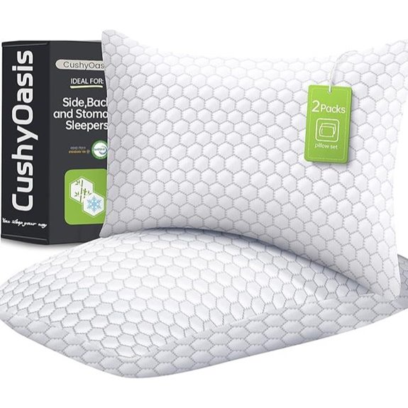 Shredded Memory Foam Pillow Set for Sleep