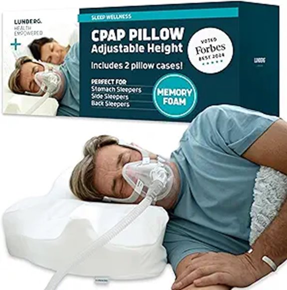 Lunderg CPAP Pillow for Side & Back Sleepers