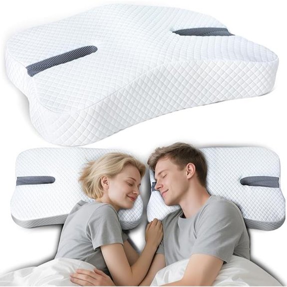 Anti-Snoring Memory Foam Pillow for Side Sleepers