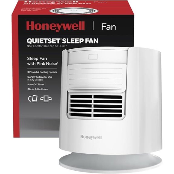 Honeywell QuietSet Sleep Personal Fan with Pink Noise
