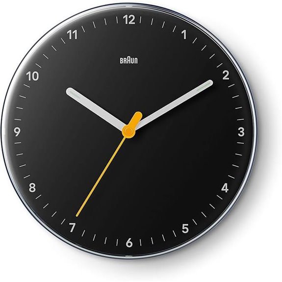 Braun Classic Wall Clock with Silent Sweep
