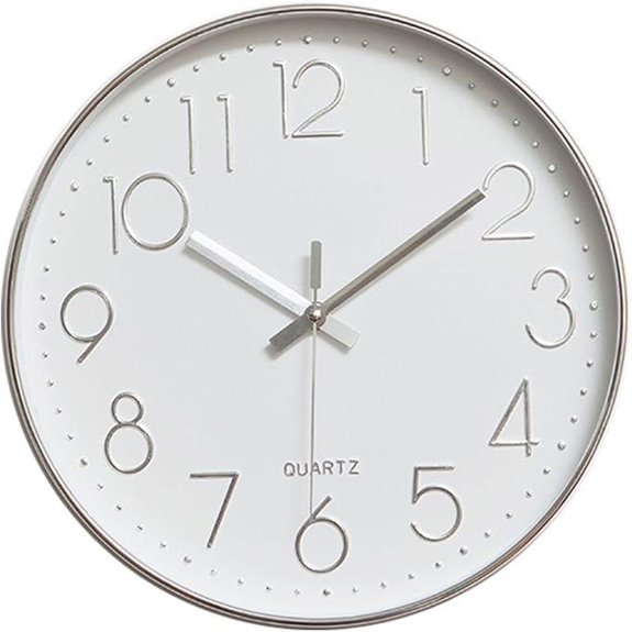 Jomparis 12 Silent Sweep Wall Clock