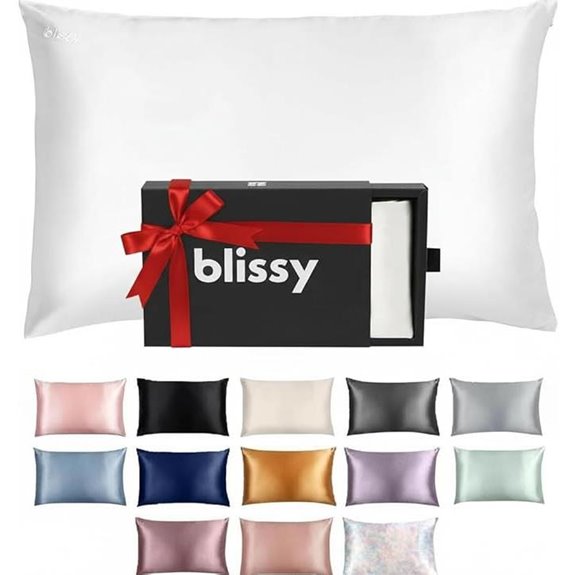 Blissy Silk Pillowcase 100% Mulberry Silk Multiple Sizes