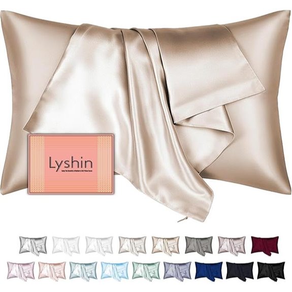 Mulberry Silk Pillowcase with Hidden Zipper 20x26 Inches