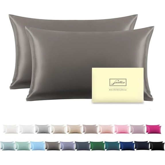 Silk Pillowcases for Hair and Skin (Set of 2)