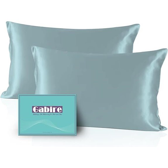 Mulberry Silk Pillowcases Set of 2 with Zippers