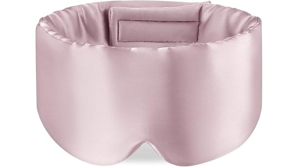 silk sleep mask adjusts