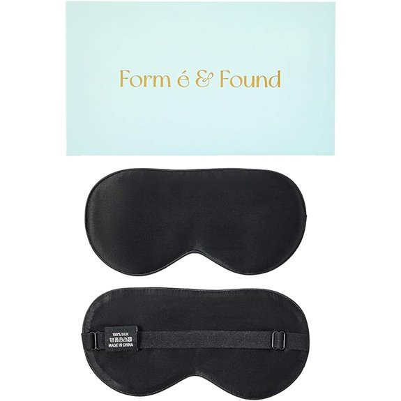 Formé & Found Silk Sleep Mask 100% Mulberry Silk