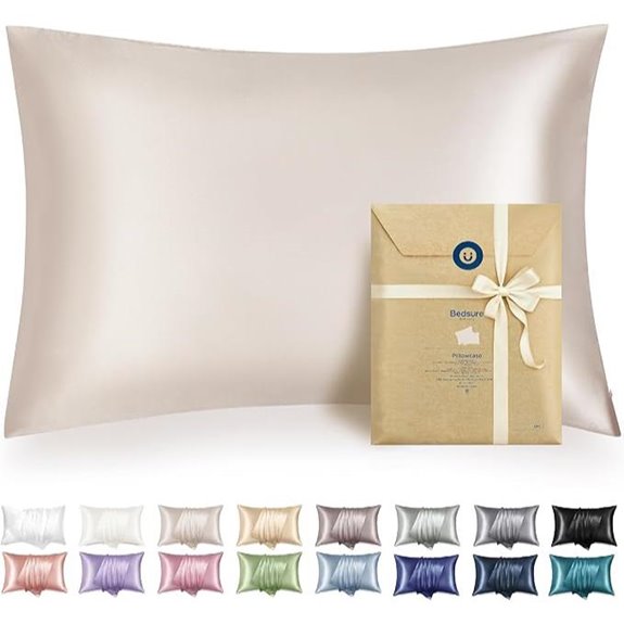 Bedsure Satin Pillowcases 2-Pack with Zipper