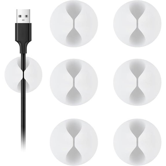 Shintop Cable Clips 6 Pack for Wire Management