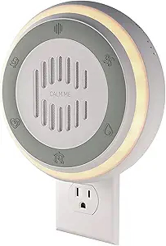 White Noise Sound Machine with Nightlight for Sleep