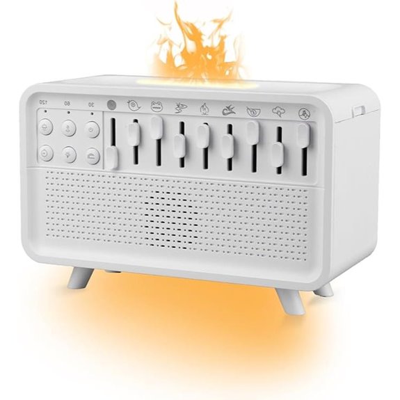 White Noise Sleep Machine with Night Light & Diffuser