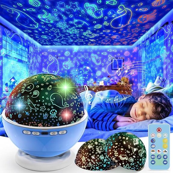 Night Light Projector with Remote Timer and Lullabies