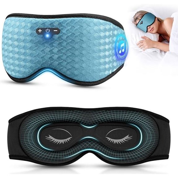 3D Sleep Mask with Bluetooth Headphones