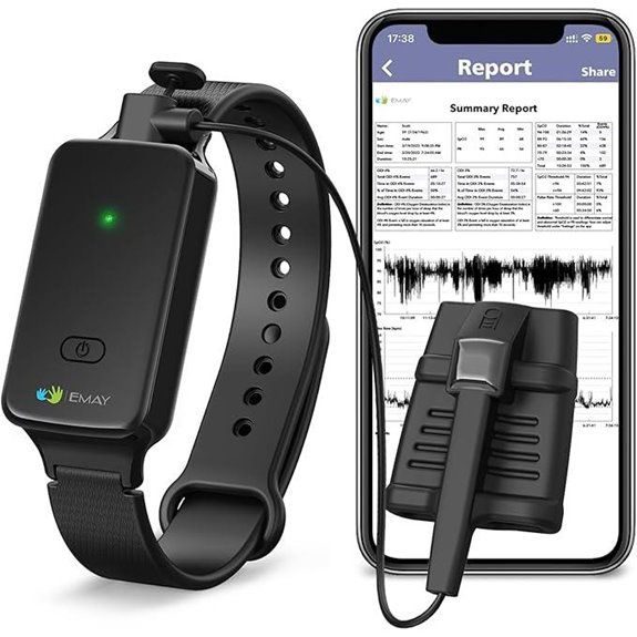 SleepO2 Wrist Pulse Oximeter with Sleep Report