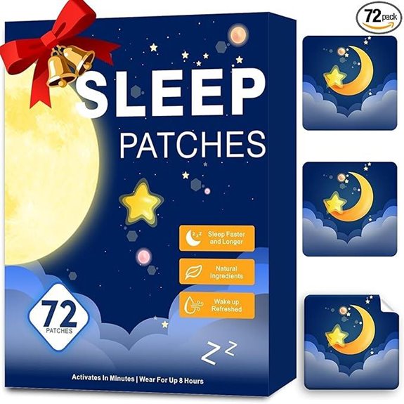 72 Sleep Patches for Adults with Melatonin & Valerian
