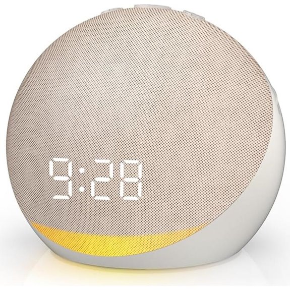 Sleep Sound Machine Alarm Clock with Bluetooth Speaker