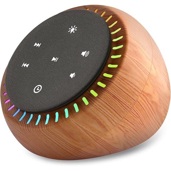 DreamSky Sleep Sound Machine with 26 Sounds & RGB Light