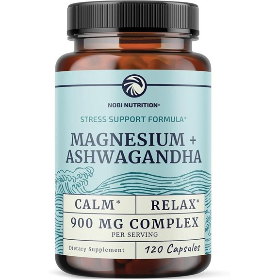 Magnesium Ashwagandha Supplement for Relaxation and Sleep