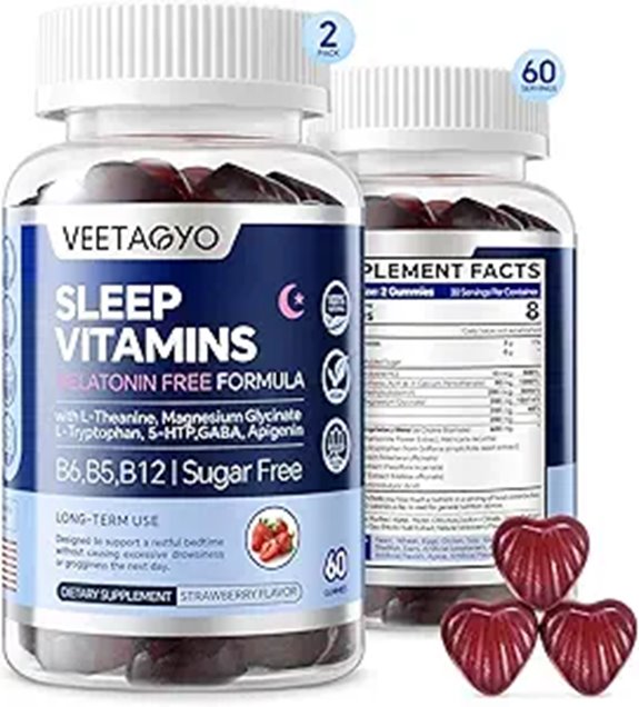 Melatonin-Free 5-HTP GABA Gummies for Adults & Kids
