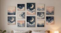 sleep themed bedroom wall art