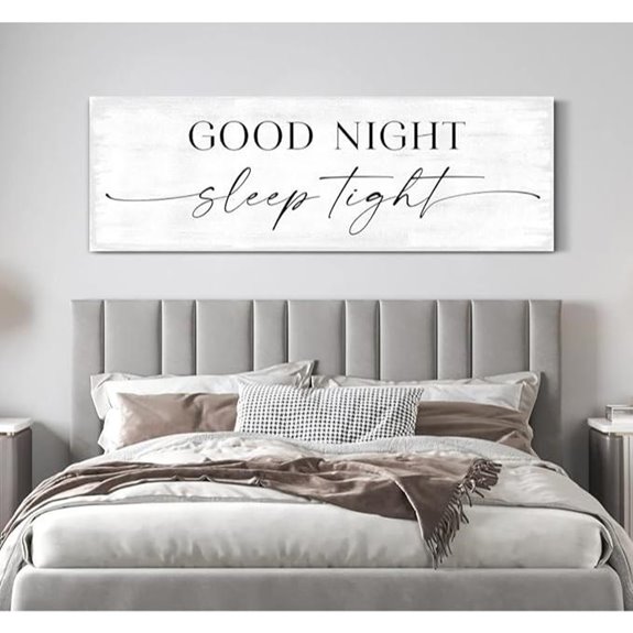 NATVVA Sleep Tight Quote Wall Art Poster