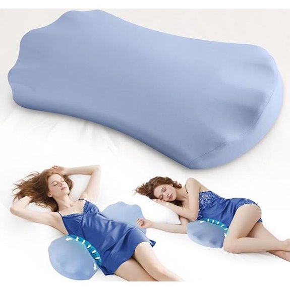 Lumbar Support Pillow for Sleeping and Back Pain