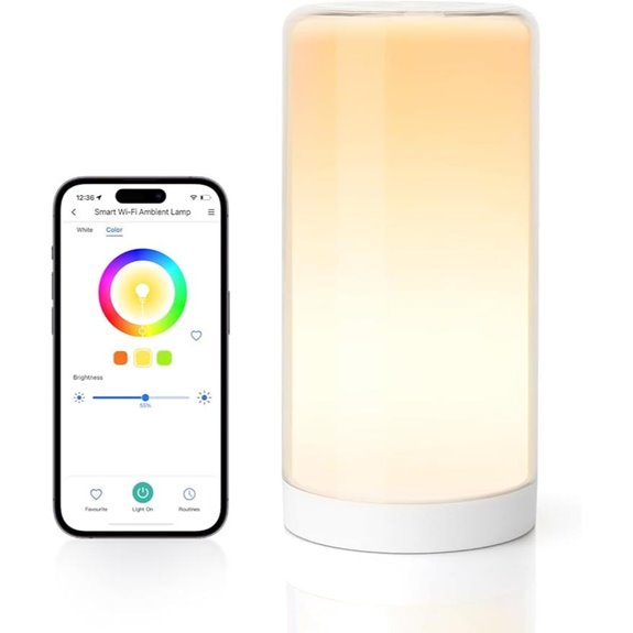 Meross Smart Bedside Lamp with Voice & App Control