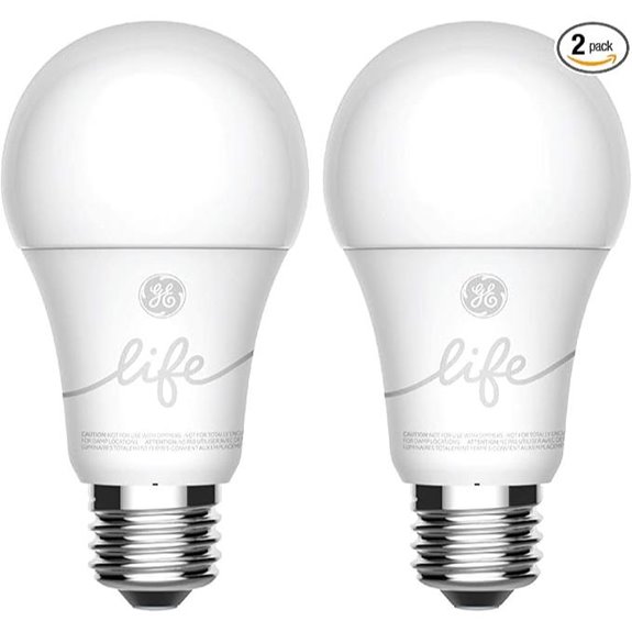 GE CYNC Smart Light Bulbs 2-Pack Bluetooth & Voice Compatible