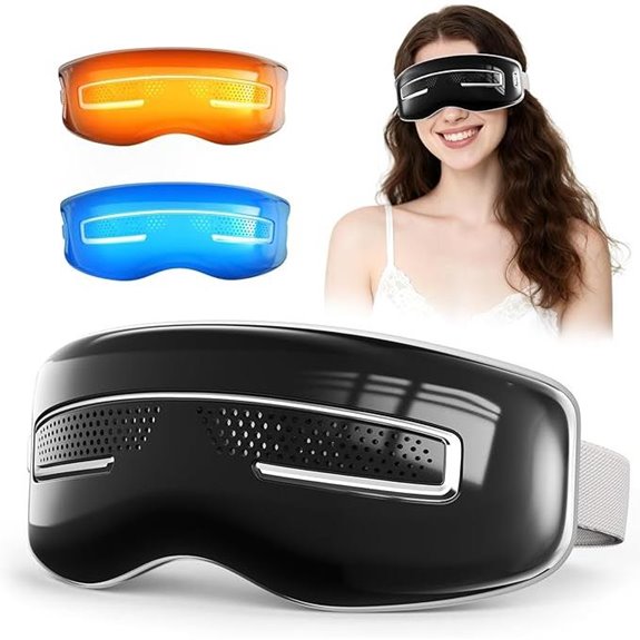 Smart Eye Massager with Heat Cooling & Music